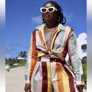 Fe Noel x Target striped top